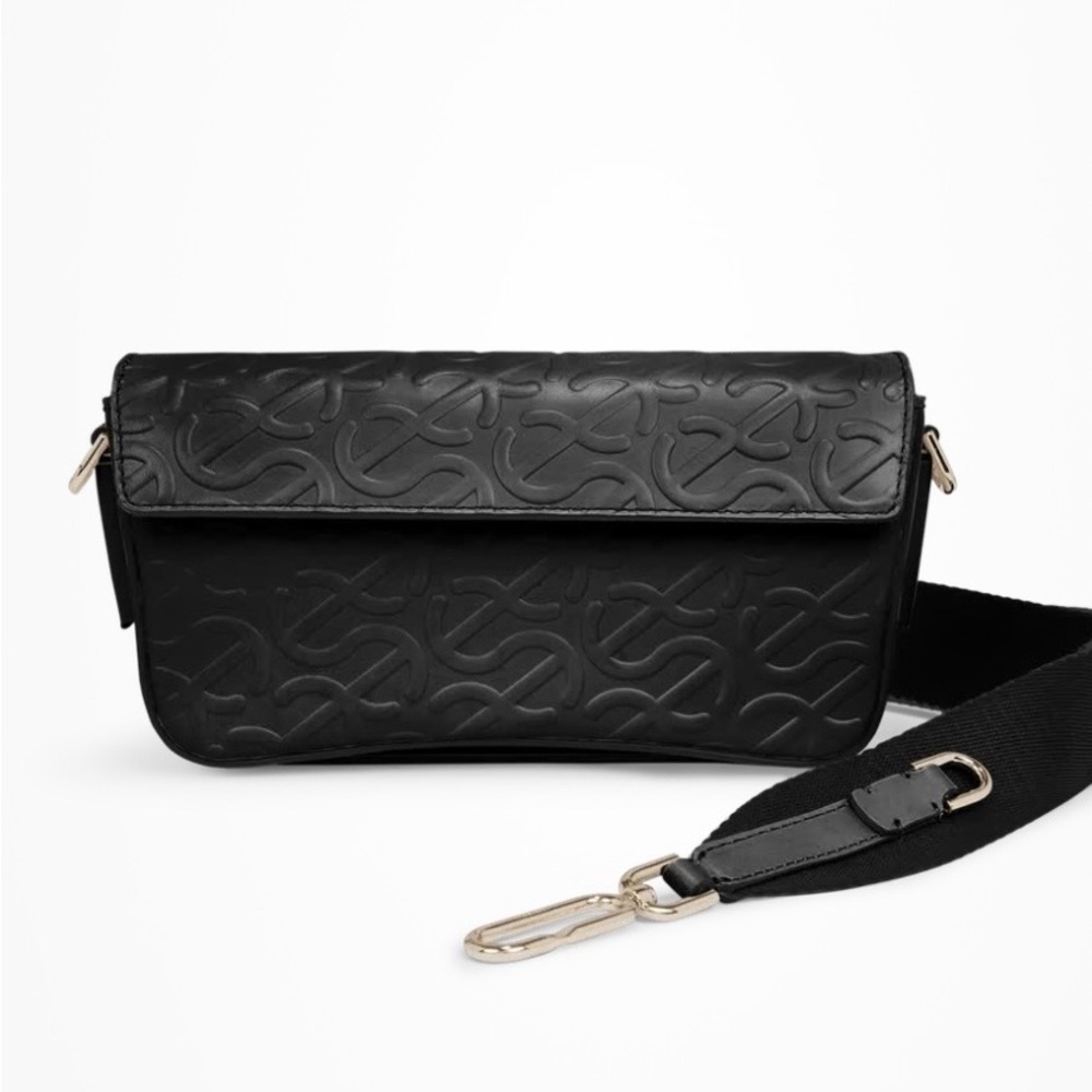 ECCO Wave Leather Pinch Crossbody Bag